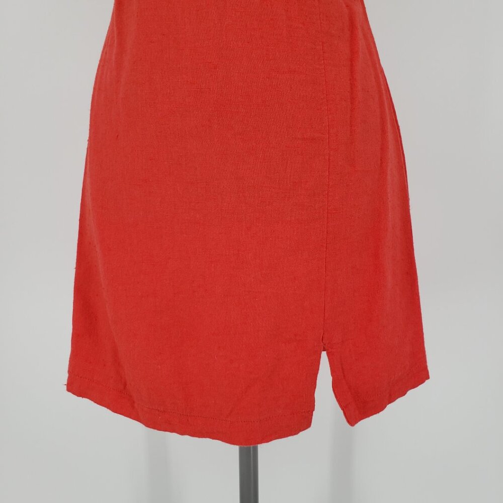 Free People Red Mini Slip Dress - Picture 8 of 12